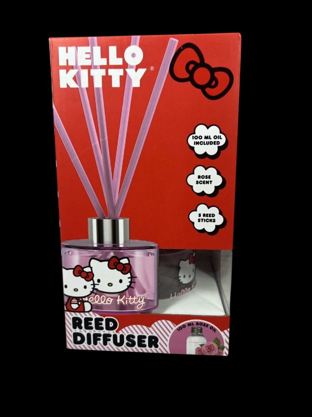 Hello by Sanrio Kitty Reed Diffuser Set Pink Brand New in Box - Picture 2 of 6